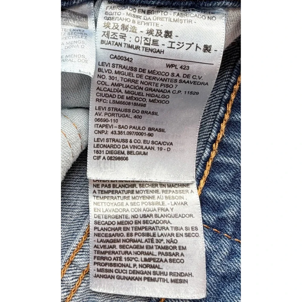 Levi's‎ 505 Regular Fit Jeans 38x34 Blue Excellent